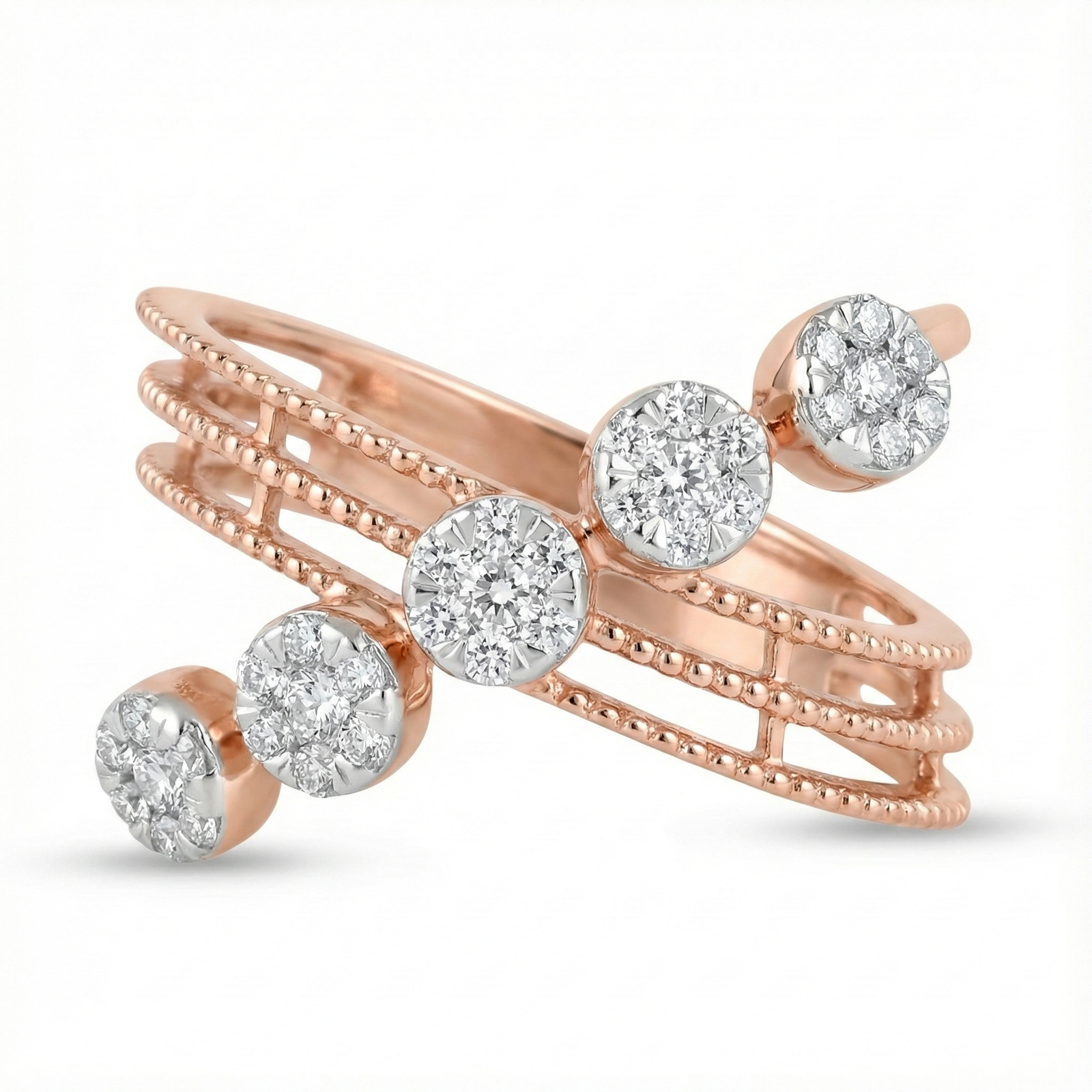 Constellation Cascade Diamond Ring