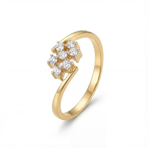 Petite Spark Cluster Diamond Ring