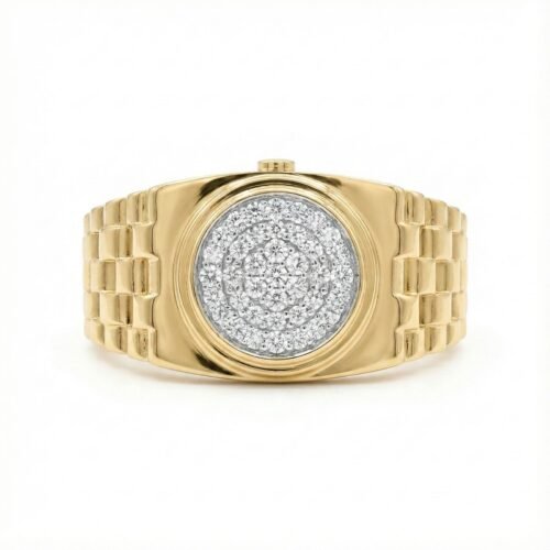 Men’s Royal Crown Pavé Diamond Ring