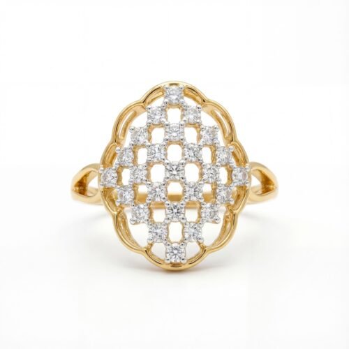 Heritage Lattice Diamond Ring