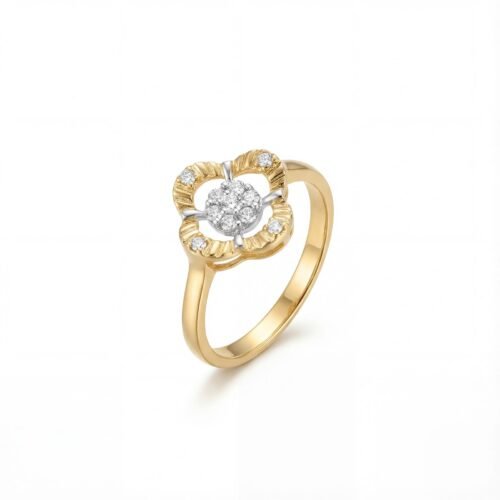 Radiant Petal Diamond Ring