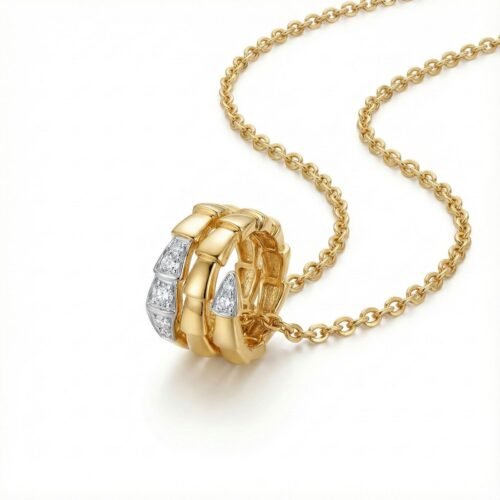 Regalia Barrel Diamond Pendant Necklace