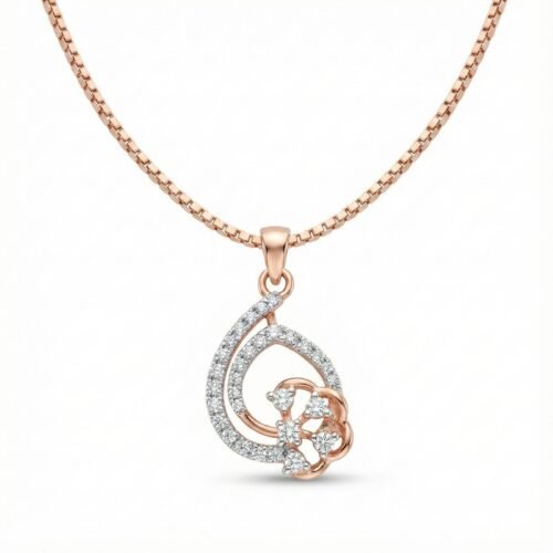 Eternal Grace Diamond Teardrop Pendant