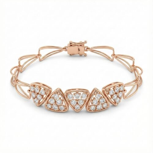 TriAura Diamond Statement Bracelet